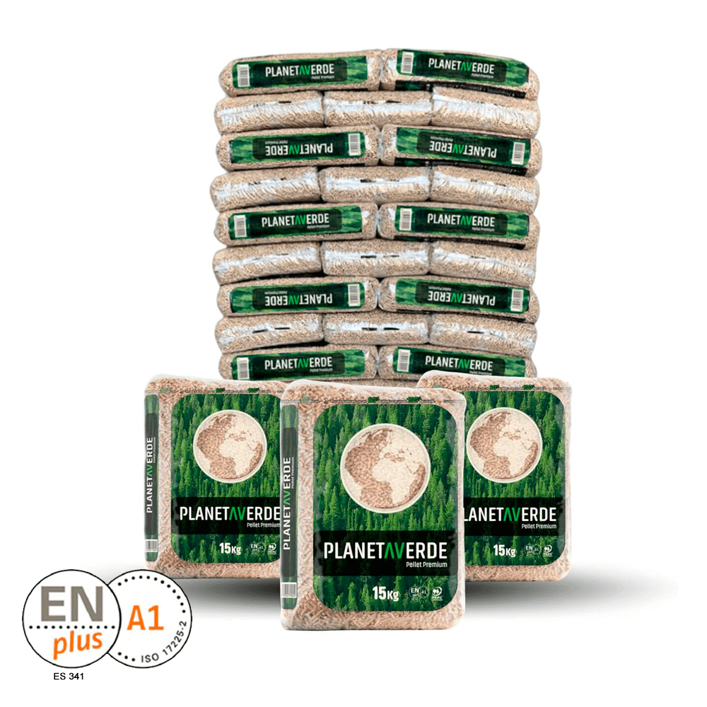 Palet de pellets Planeta Verde ENplus A1 - 77 sacos