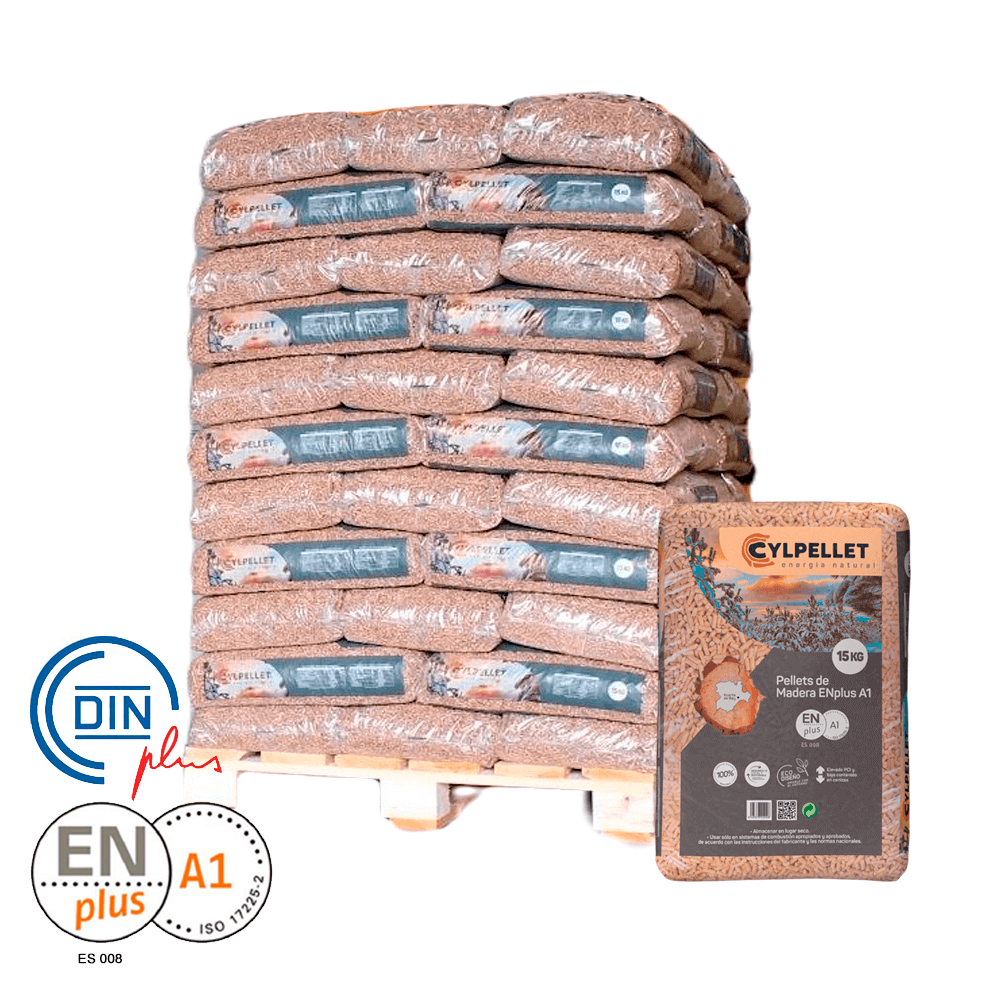 Palet CYL Pellet 77 sacos ENplus A1 DINplus
